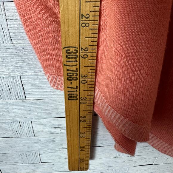 Two by Vince Camuto women’s lightweight sweater orange coastal grandma plus size - Picture 8 of 10